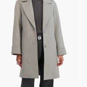 Women's Gray Wool Coat